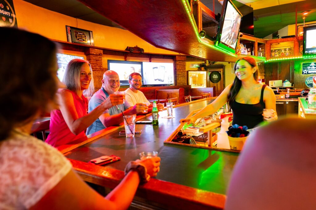 Guests at Finnegan's Sports & Spirits