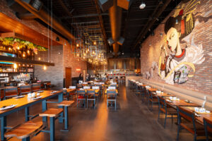 Interior of Jinya Ramen Bar