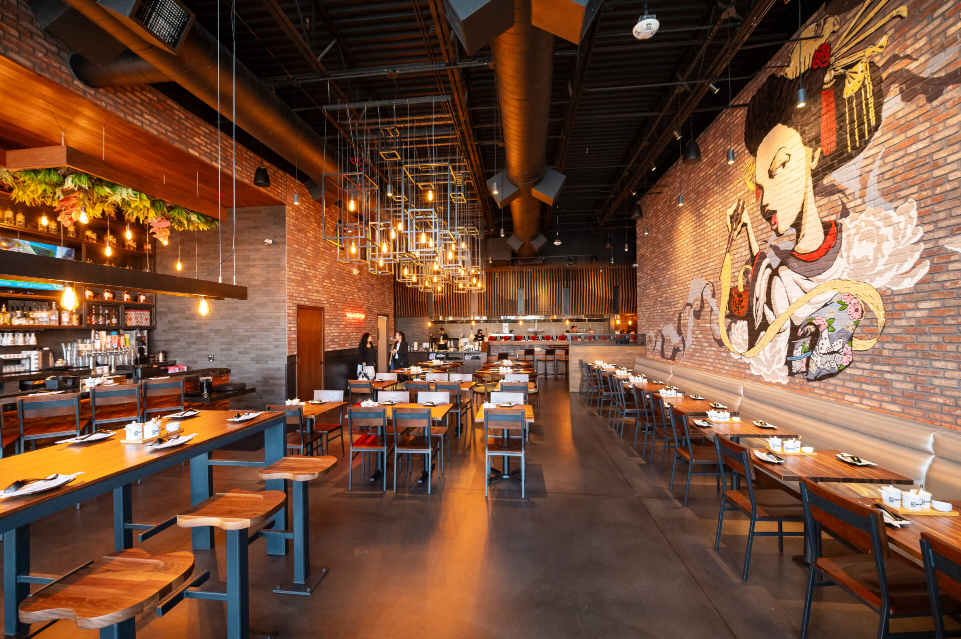 Interior of Jinya Ramen Bar